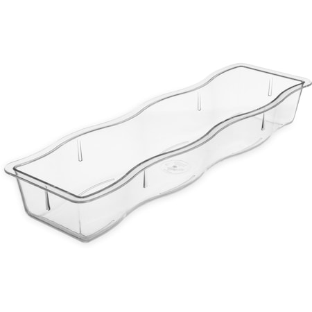Carlisle Foodservice Half Long Pan, Wavy Edge, 2.5", Clr, PK6 698207