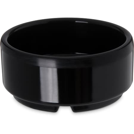 Carlisle Foodservice Mlmn Strgt-Side Ramekin, 2 oz., Bk, PK48 41003