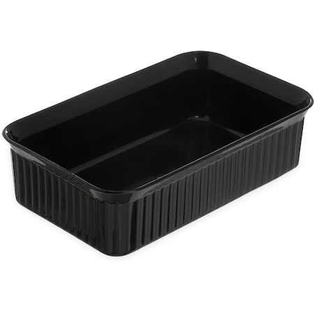 Carlisle Foodservice Rect Crock, 5 lb., Blk, PK12 811003