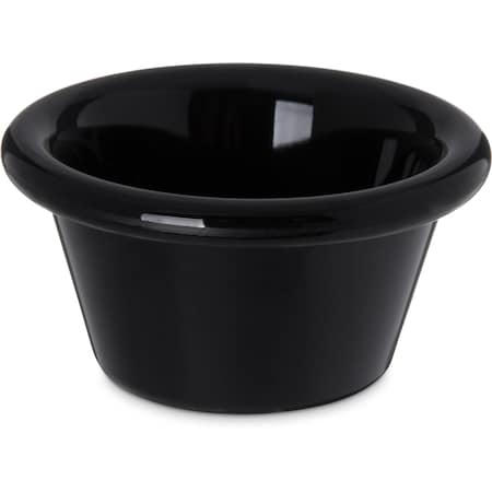 Carlisle Foodservice SAN Smooth Ramekin, 2 oz., Blk, PK48 4312203