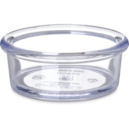 Carlisle Foodservice SAN Smooth Ramekin, 2.5 oz., Clear, PK48 036207