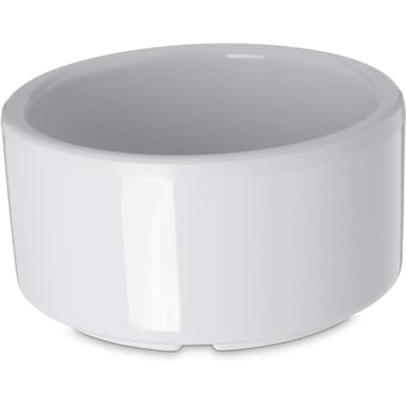Carlisle Foodservice Mlmn Strgt-Side Ramekin, 3 oz., Wt, PK48 41202