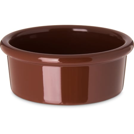 Carlisle Foodservice SAN Smooth Ramekin, 2.5 oz., Brown, PK48 036228