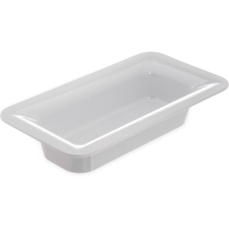 Carlisle Foodservice Third Food Pan, 2.5", Wht, PK6 4446202