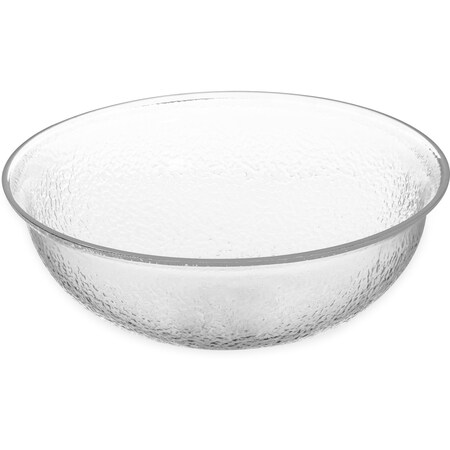 Carlisle Foodservice Pebbled Bowl Round, 4 qt., Clr, PK4 SB7207