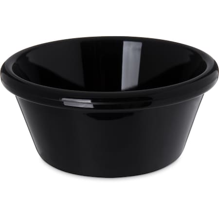 Carlisle Foodservice SAN Smooth Ramekin, 6 oz., Blk, PK48 4312603