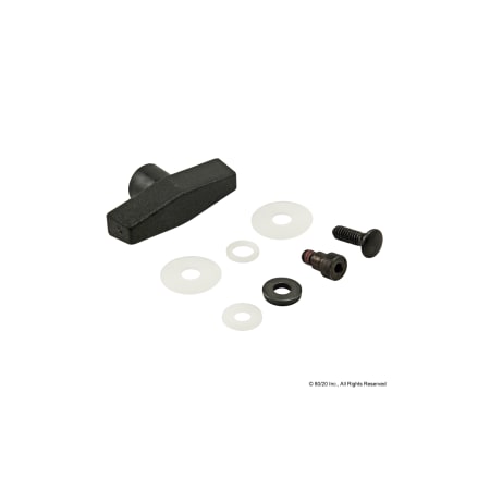 80/20 T-Handle, Kit For Pivot Bracket, 10 S 2798