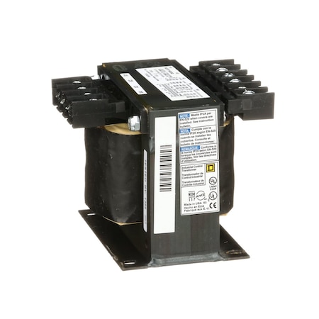 Square D Control Transformer, 150 VA, Not Rated, 99/120/130V, 240/416/480/600V 9070T150D50