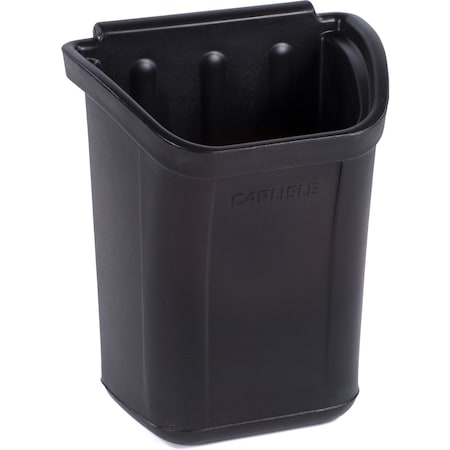 Carlisle Foodservice Trash Bin for Bussing Cart, 7 gal., Black CC11TH03