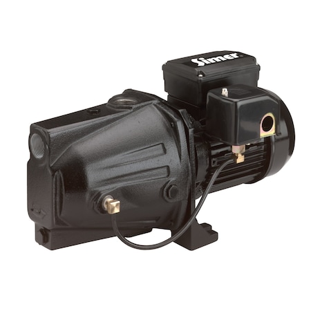Pentair Simer Shallow Well Jet Pump, Ci, 1 hp 2803