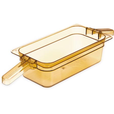 Carlisle Foodservice Food Pan HH w/2 Hdl, 1/3 Sz, 4" D, PK6 30861HH13