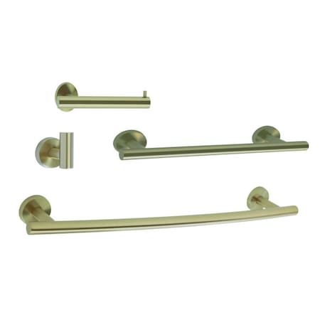 Amerock Bathroom Kit TBAR TBAR Robe Hook Golden Champagne ARRONDIBBZ6