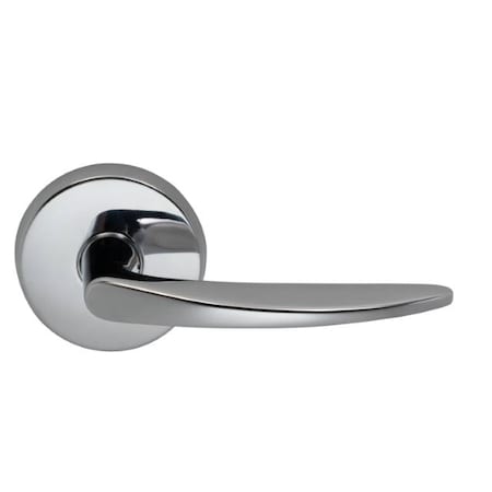 Omnia Lever Privacy 2-3/4" Backset, T Strike, 1-3/8" Door Bright Chrome 281 281/00A.PR2