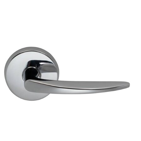 Omnia Lever Privacy 2-3/4" Backset, T Strike, 1-3/4" Door Bright Chrome 281 281/00C.PR2