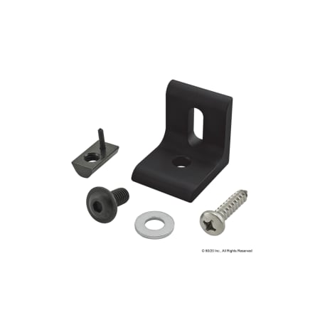 80/20 Black 15 S Table Top Fastening Kit 2810-BLACK