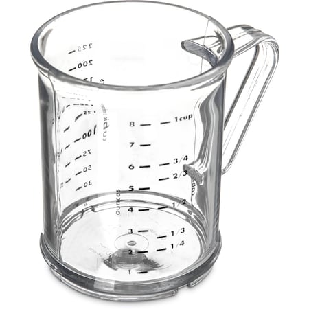 Carlisle Foodservice Measuring Cup, 1 Cup, Clr, PK6 431507