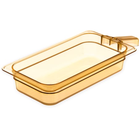 Carlisle Foodservice Food Pan HH w/1 Hdl, 1/3 Sz, 2.5", PK6 30860H13