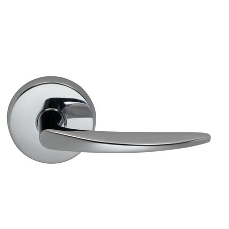 Omnia Lever Privacy 2-3/8" Backset, T Strike, 1-3/4" Door Bright Chrome 281 281/00B.PR2