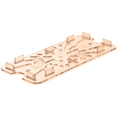 Carlisle Foodservice Drain Grate, Food Pan HH, 1/3, Amber, PK6 3087013