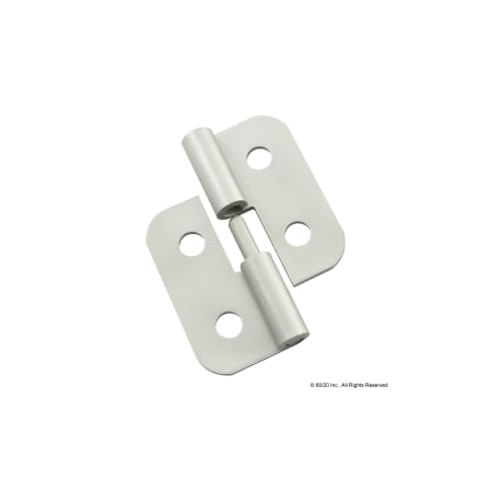 80/20 LiftOffHinge, Aluminum, Silver, 3/32in, 2in 2830