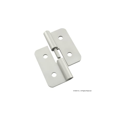 80/20 LiftOffHinge, Aluminum, Silver, 1/8in, 3in 2832