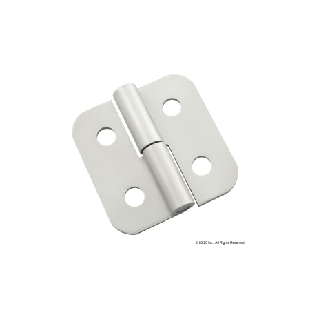 80/20 Lift Off Hinge, Aluminum, Silver 2835