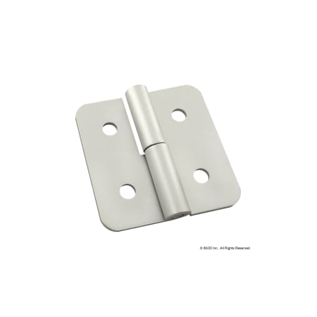 80/20 Lift Off Hinge, Aluminum, Silver 2836