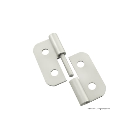 80/20 LiftOffHinge, Aluminum, Silver, 3/32in, 2in 2838
