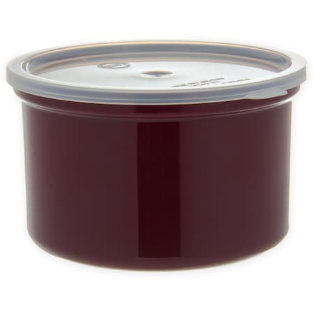 Carlisle Foodservice Crock w/Lid, 1.5 qt., Brown, PK6 031601