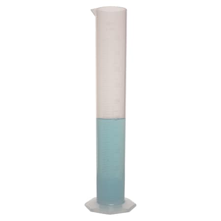 Bel-Art Bel-Art Single Scale 500ml PP Graduated Cylinder: 5.0ml Graduation F28457-0000