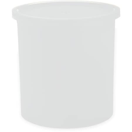 Carlisle Foodservice Crock w/Lid, 1.2 qt., White, PK12 030102