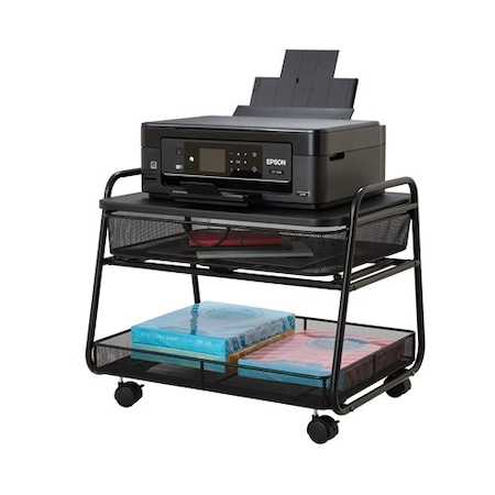 Safco Onyx Under-Desk Machine Stand 5208BL