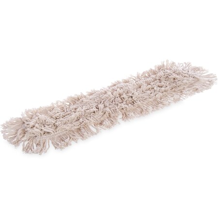 Carlisle Foodservice Tie Back Dust Mop, 24"x3", Tan, PK12 364732400
