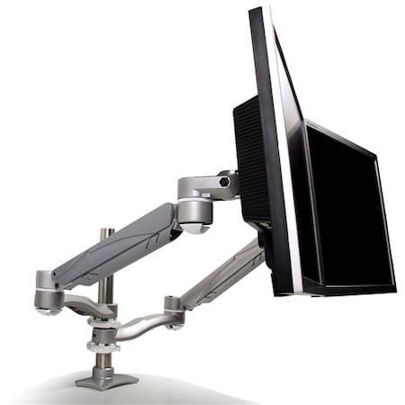Safco Monitor Mount, Pole Mount, Dual Arm Monito EZKC2S