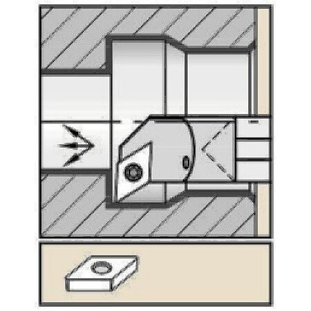 Widia Thread Turning Toolholder, E20SSDUCL11 E20SSDUCL11