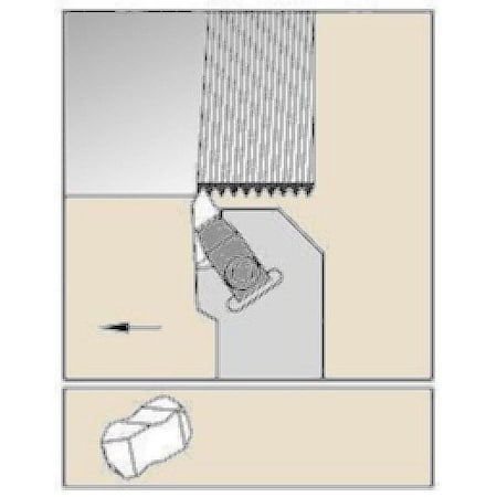 Widia Thread Turning Toolholder, NSR123A NSR123A