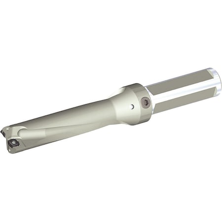 Widia Indexable Insert Drill, 1-1/4", TCF, Flute Length: 136.00mm TCF1063R4SLR125D