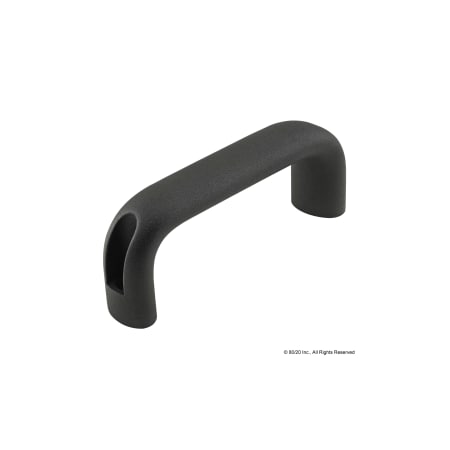80/20 Cabinet Handle, Aluminum 5", Black 2884