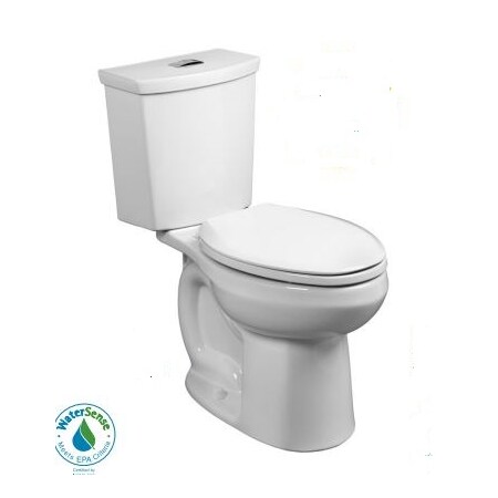 American Standard H20Ption H2Option 2Flush RHe Elong 0.92, 0.92/1.28 gpf, Siphonic Dual Flush, Floor Mount, Elongated 2886.518.020