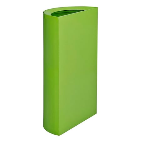 Safco Half-Round Recycling Bin 9447GN