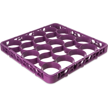 Carlisle Foodservice Shrt Glass Rack Ext, 20 Comp, Lavender, PK6 REW20SC89