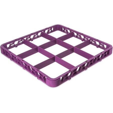 Carlisle Foodservice Dvde Glss Rack Ext, 1.78", Lvn, 9 Comp, PK6 RE9C89