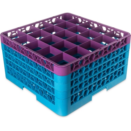 Carlisle Foodservice The 25 Compartment Divided Glass Rack RG25-4C414