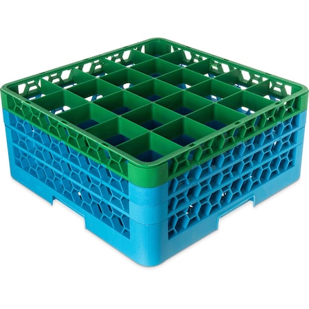 Carlisle Foodservice The 25 Compartment Divided Glass Rack RG25-3C413