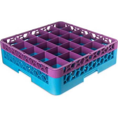 Carlisle Foodservice The 25 Compartment Divided Glass Rack RG25-1C414