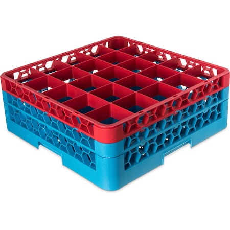 Carlisle Foodservice The 25 Compartment Divided Glass Rack RG25-2C410