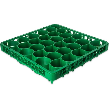 Carlisle Foodservice Long Glass Rack Ext, 30 Comp, Grn, PK4 REW30LC09