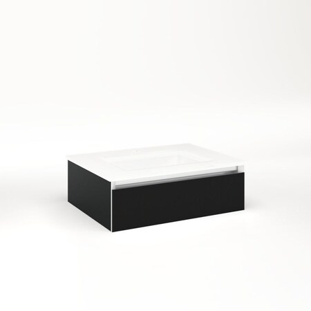 Robern Cartesian, 24X7.5X18, Mat Blk, Full VM24H1D18F28N