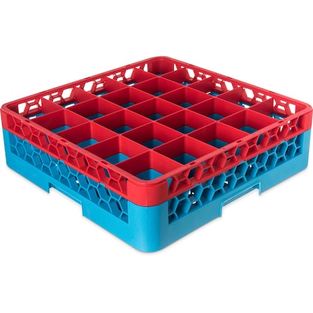 Carlisle Foodservice The 25 Compartment Divided Glass Rack RG25-1C410