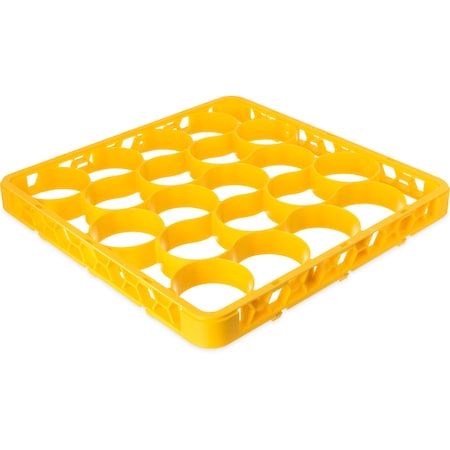 Carlisle Foodservice Shrt Glass Rack Ext, 20 Comp, Ylw, PK6 REW20SC04